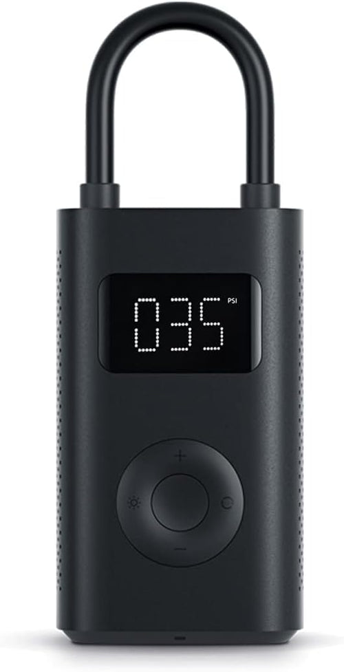 Mijia Compressore Aria Portatile 2 – Mini Compressore Elettrico 150 PSI, 6 Modalità, LED, Batteria 2000mAh per Auto, Moto, Bici e Palloni