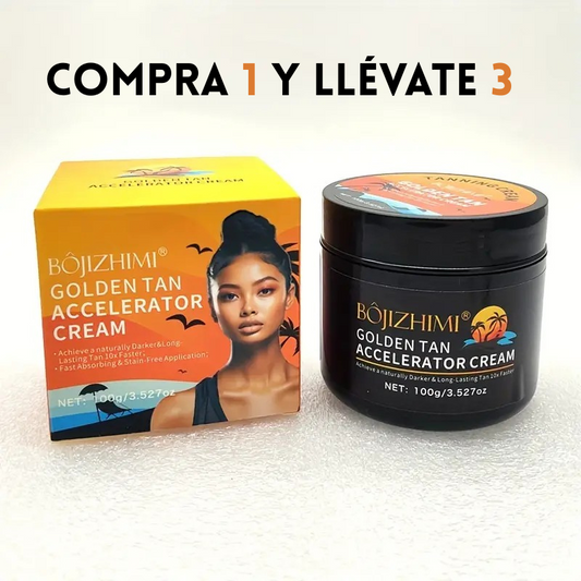 Crema Aceleradora Dorada de Bronceado compra 1 y llévate 3